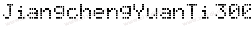 JiangchengYuanTi 300字体转换